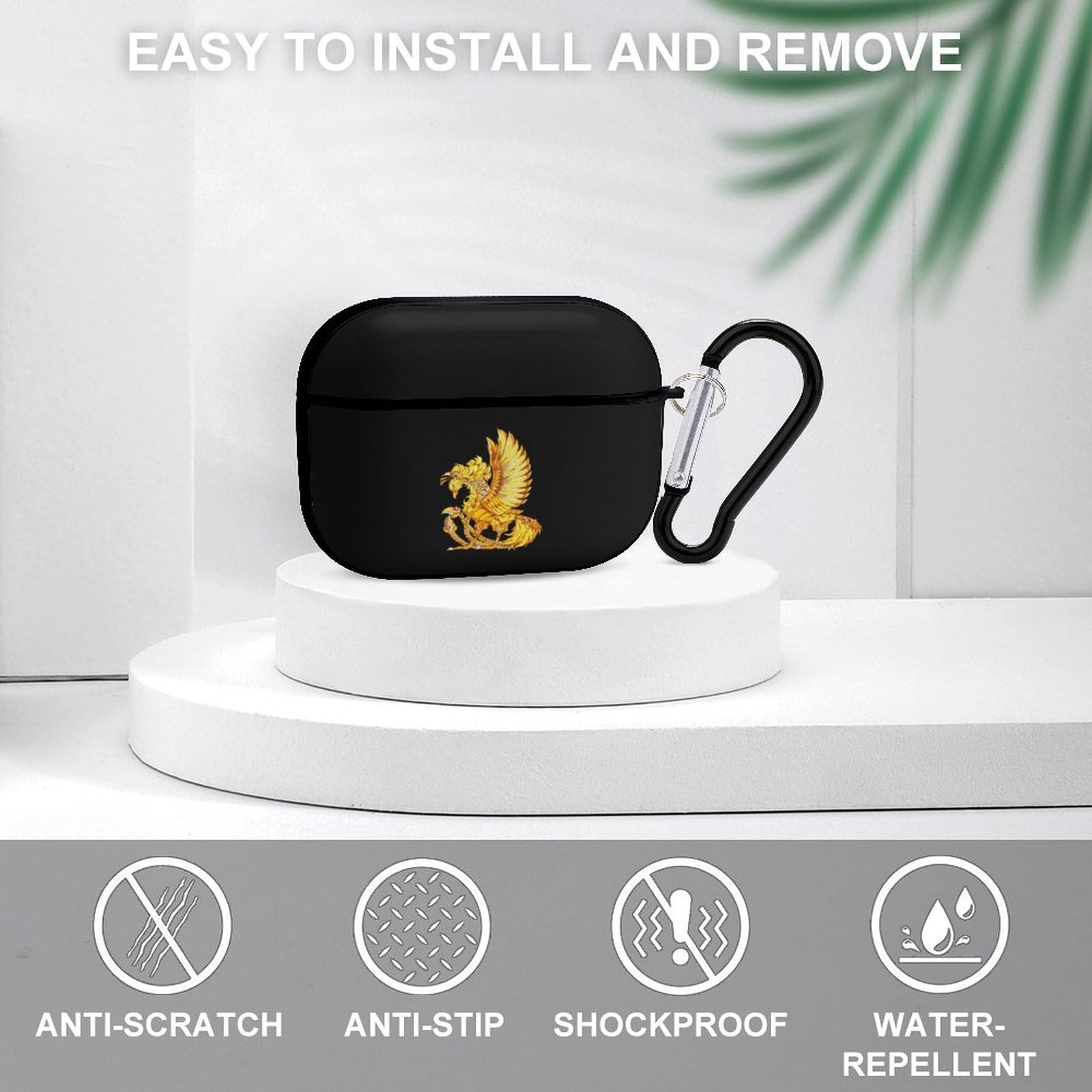Amazon | 鳳凰 AirPods Pro2 ケース 2022年9月発売 シロ エアーポッズ